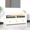 Day and Night - Day and Night Solid White Pine Wood TV Cabinet 114x35x52 Cm
