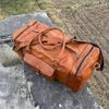 Genuine Leather 'Vintage Gym Weekend Bag Travel Duffle Overnight Luggage Men'