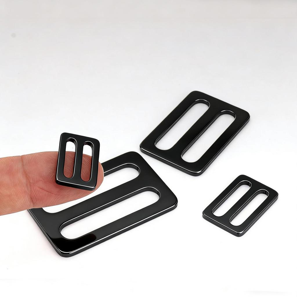 304 Stainless Steel Irregular D-Ring Buckle for Straps and Bags - Light Luxury Accessory