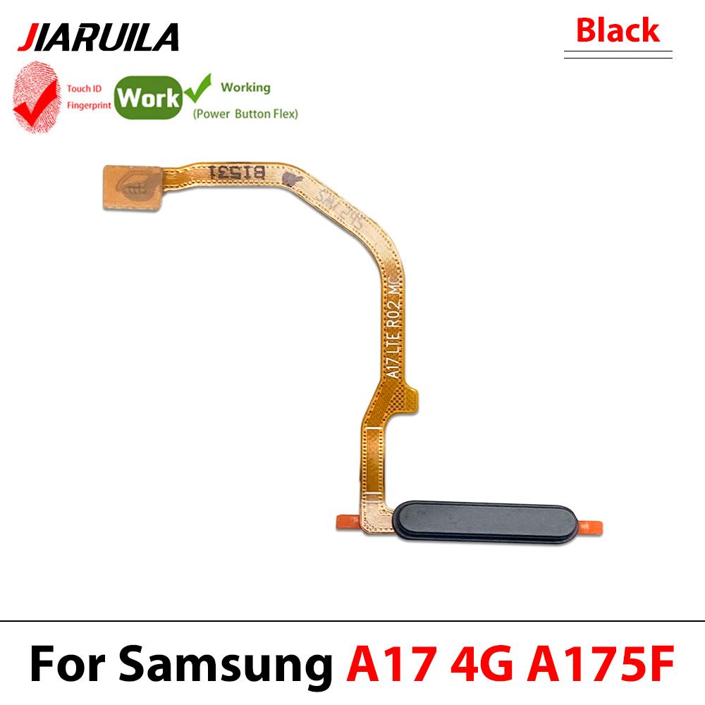 Home Side Power Button Touch ID fingerprint Finger Sensor Scanner Flex Cable For Samsung A16 1G A17 A17 1G A171F