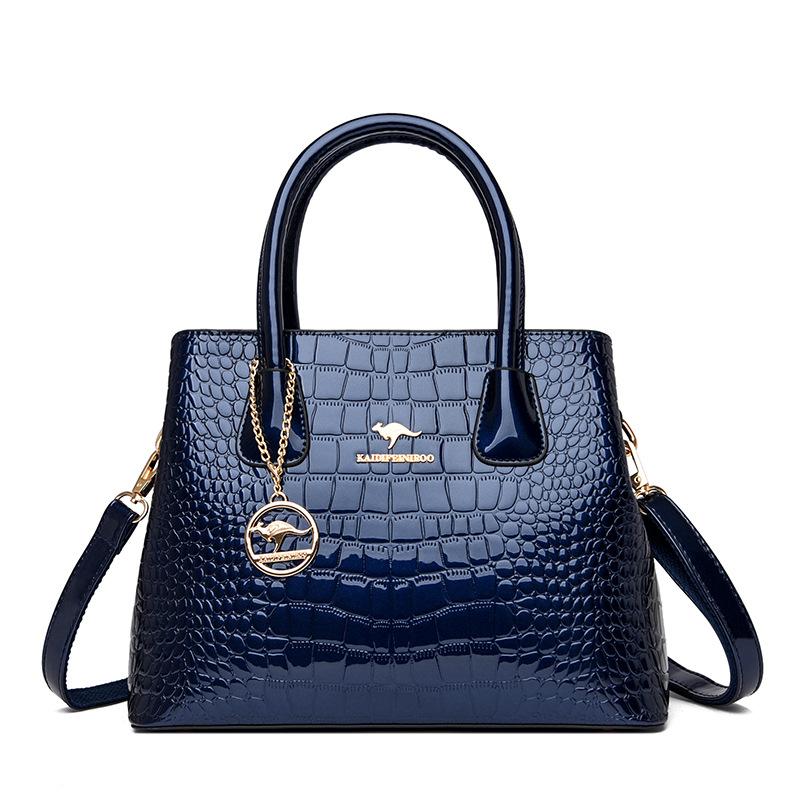 Sac pour femme, nouveau sac à bandoulière, sac à bandoulière simple, sac à main pour femme en cuir verni brillant, sac à main pour femme