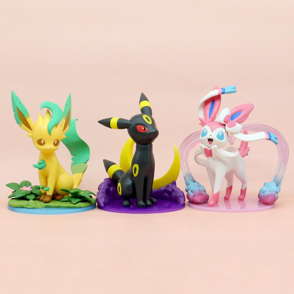 Sylveon Figure Moon Cartoon Animals Model Ornament Xmas Gift Garnish