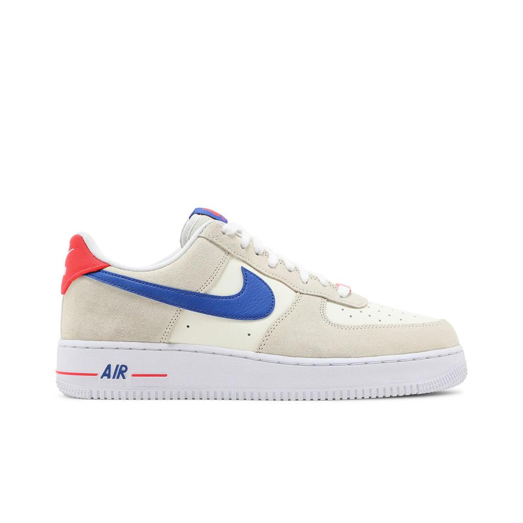 Nike Air Force 1 '07 LV8 'Coconut Milk Hyper Royal' (Unisex) Coconut Milk / White / Bright Crimson / Hyper Royal Skateboard Shoes DM8314 100