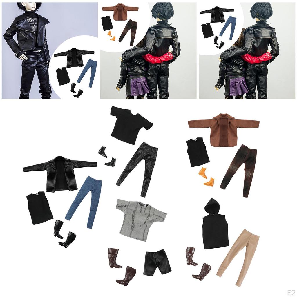 1/6 Action Figure Clothes DIY Accessories Casual, Detailed Miniature Doll Outfit Practical