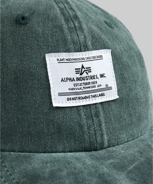 ALPHA INDUSTRIES Battlewash Cap Dark Green