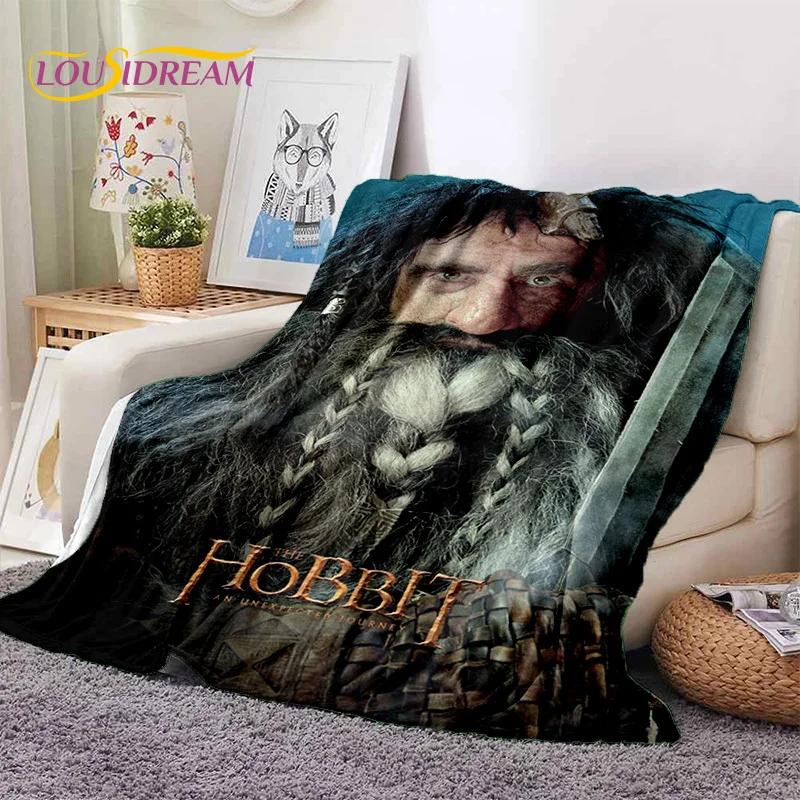 L-Lord of The Rings H-Hobbit Movie Soft Flannel Blanket for Beds Bedroom Sofa Picnic,Throw Blanket for Outdoor Leisure Nap Gift