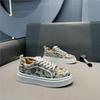 Bequemes atmungsaktives Stoffdruckdesign Frühling und Sommer neue Plateauschuhe Freizeitschuhe trendige Schuhe bc