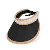 Summer Empty Top Straw Hat Korean Version Sunscreen Sun Hat Beach Vacation Beach Big brimmed Sunshade Hat Female