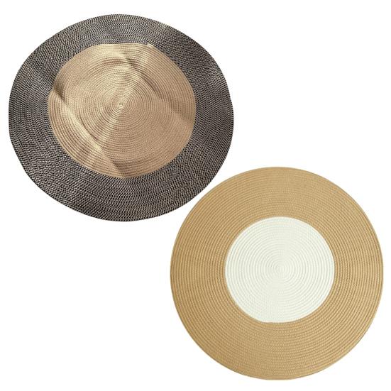 Cotton Rope Area Rug Braided Round Cat Scratching Rug Washable Vintage Floor Mat for Bedroom Living Room Couch Side Table