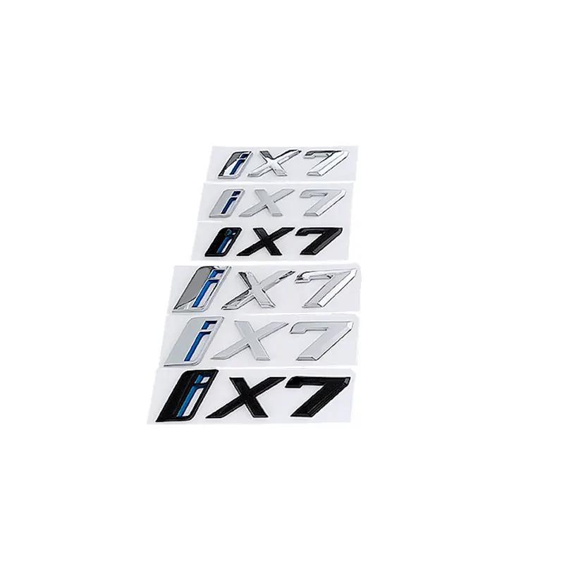 I4 I7 I3 iX iX3 iX4 iX7 New Old Logo Car Stickers for BMW New Energy I4 I7 I3 iX Tail Badge Black Rear Boot Label Trunk Logo RR8