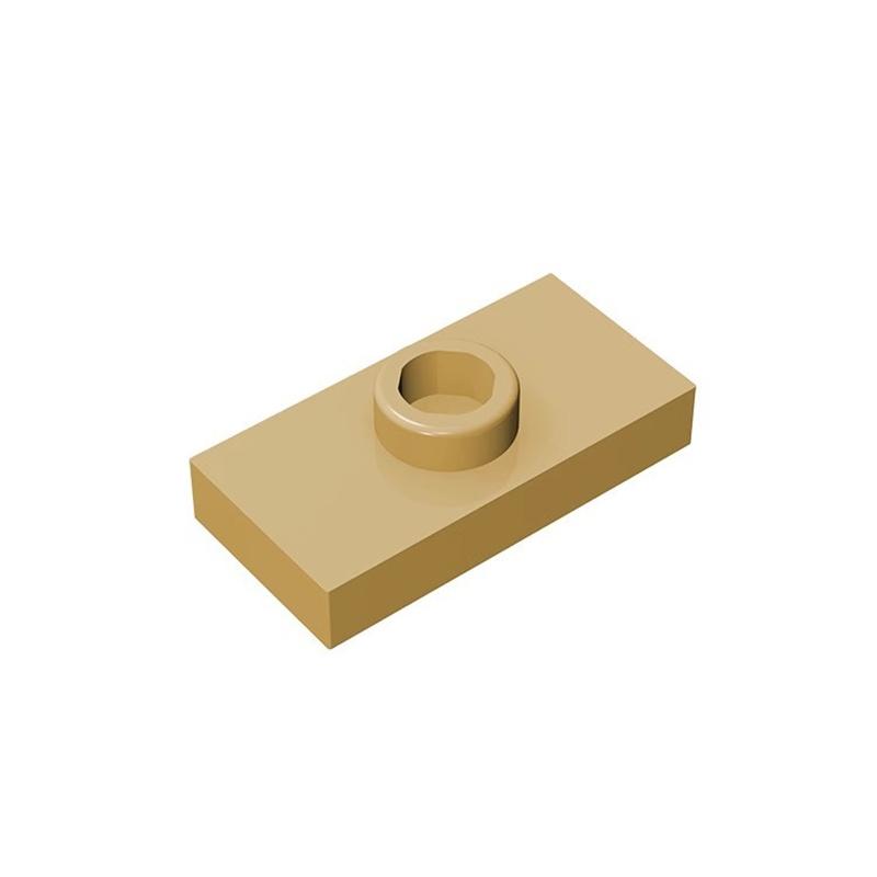 Non-Toxic 10Pcs 3794 15573 Plate Modified 1 X 2 With 1 Stud Building Blocks Bulk Parts Compatible With Bricks For Kid
