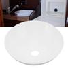327.6x129.1mm Vessel Sink Round Bowl Modern Acrylic for Caravans Campers Yachts Bathroom
