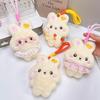 Adorable Heart Rabbit Plush Toy Pendant with Skirt - Perfect Student Gift or Bag Charm