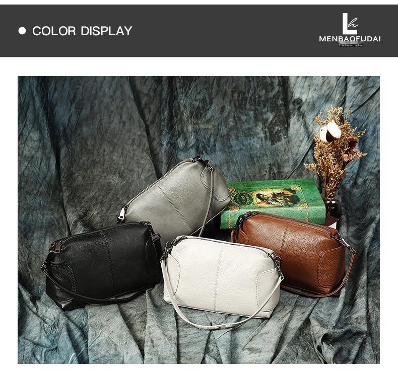 European & American Fashion Single Shoulder Crossbody Bag – Women's Leather Small Mummy Bag