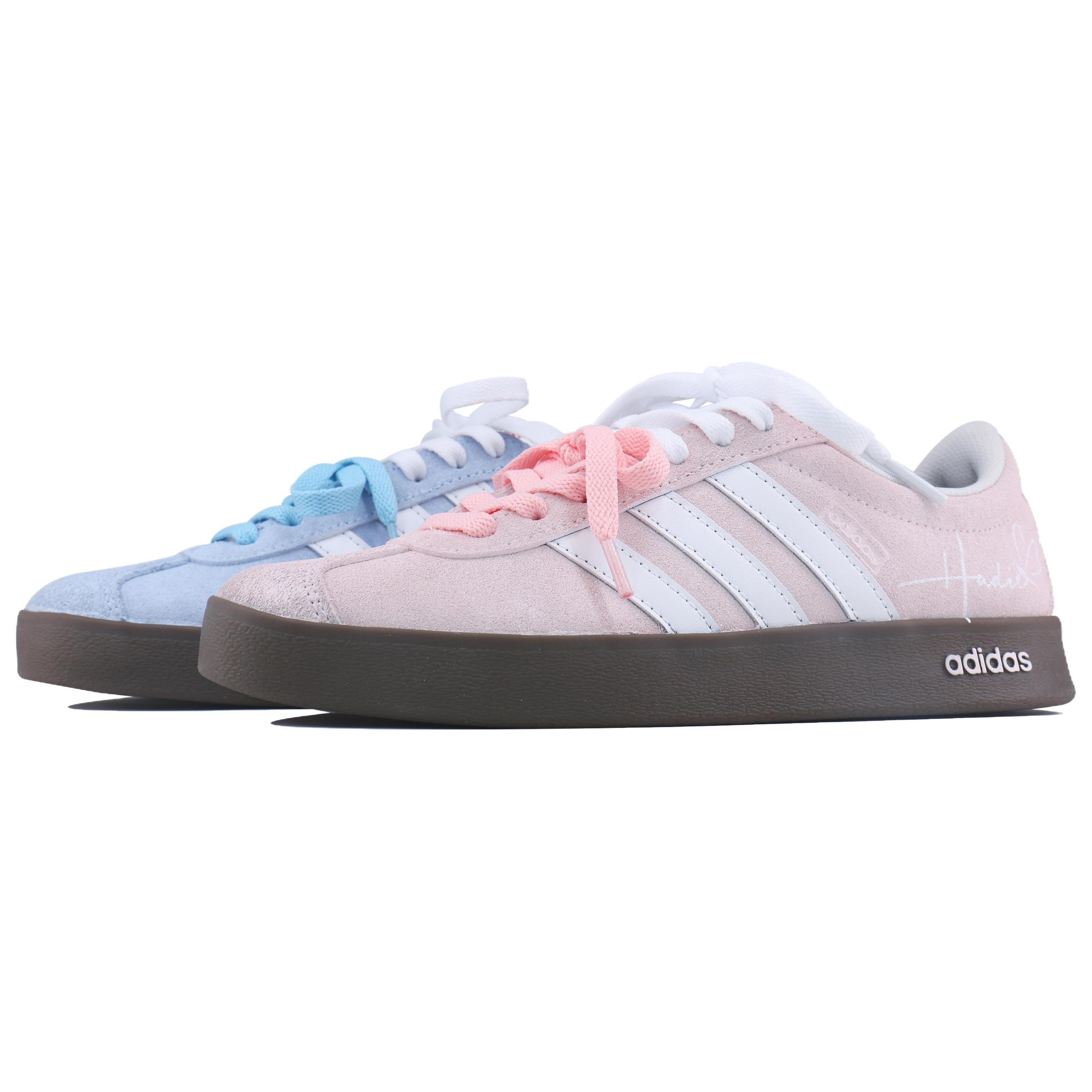 

Adidas VL COURT 2.0 Leather Low top Skateboard Shoes Unisex Pink HQ1802(Team168-) 40