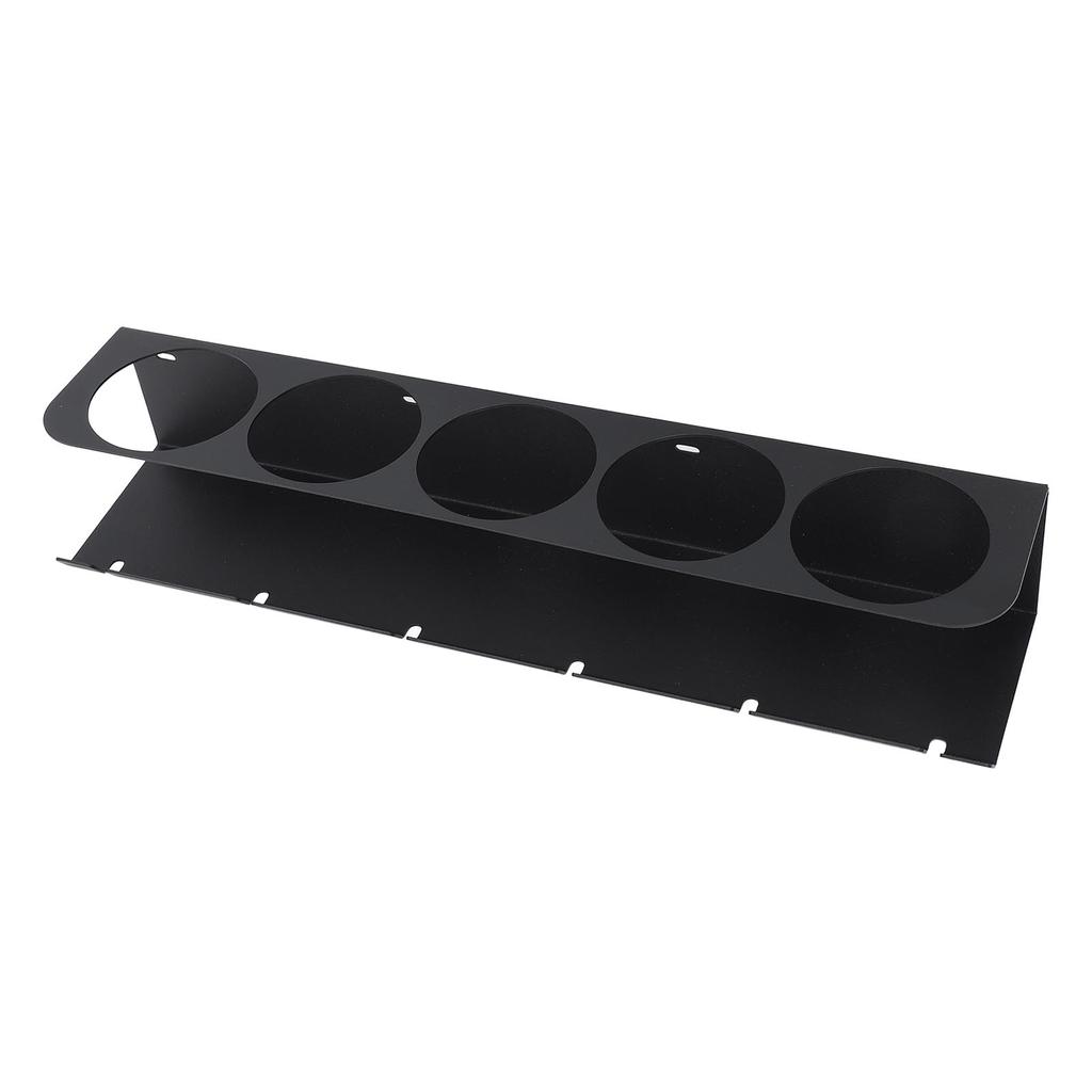Spray Bottle Storage Rack Carbon Steel Wall Mounted Aerosol Rack Pneumatic Tool Holder Organizer with 5 Holes and 6