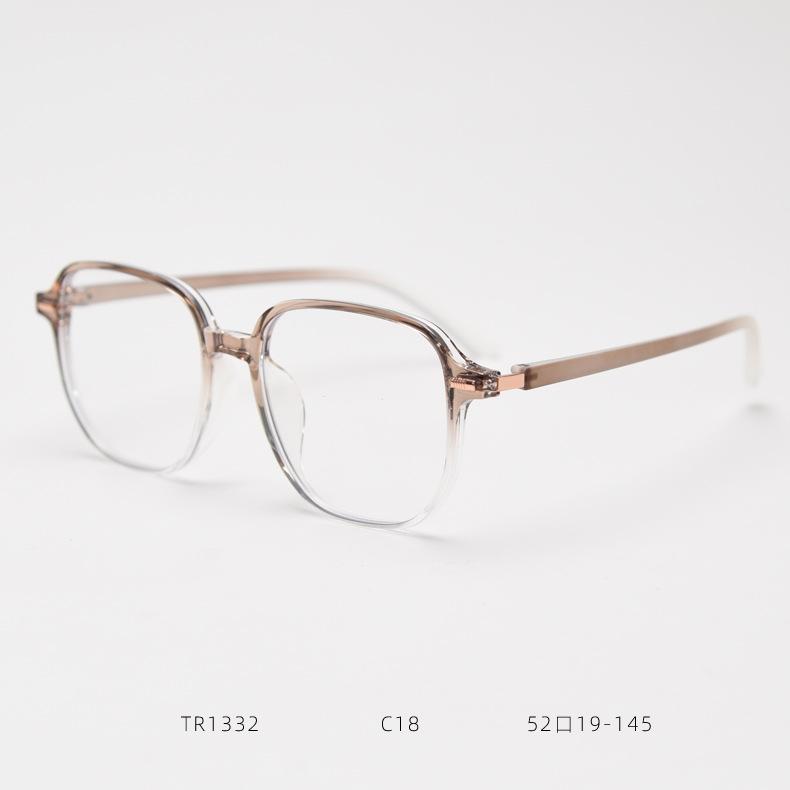 Ultralight Myopia Eyeglasses Male Female TR90 Anti-blue Lightweight Glasses Near Sight Eyewear Square Eyeglasses With Diopters Minus -1 -3