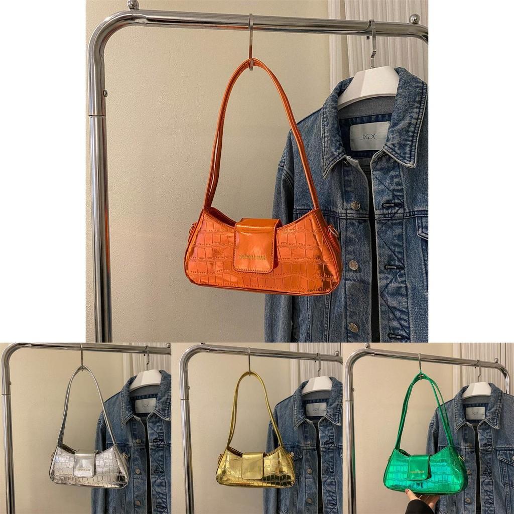 Fashionable Shiny Surface Shoulder Bag For Daily Use Available In Multiple Colors