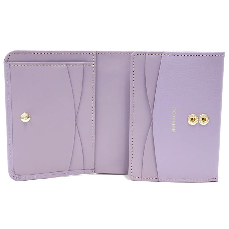 Bi-fold Box Wallet Jardin Purse 85-1160 Lavender