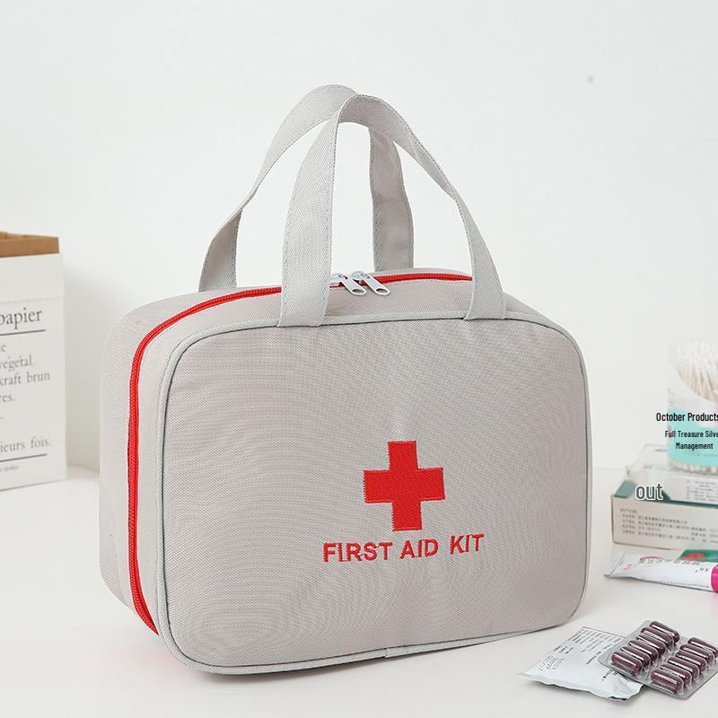 Portable Children's First Aid and Health Bag – Extra Large Size for Home and School