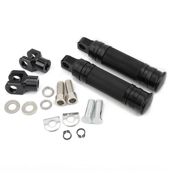Motorcycle Knurled Modified Foot Pegs Folding Footrests Pedals For Harley Kawasaki Yamaha Suzuki Honda Ducati BMW Universal