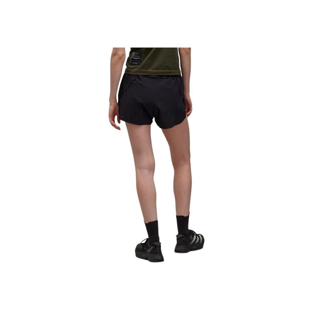 Y-3 Running Shorts Solid Color Logo Print Elastic Casual Shorts Women shorts Black IX0003
