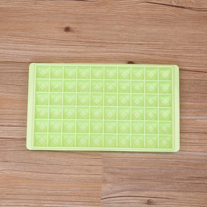 Daoying 60-Grid Green Plastic Ice Cube Tray