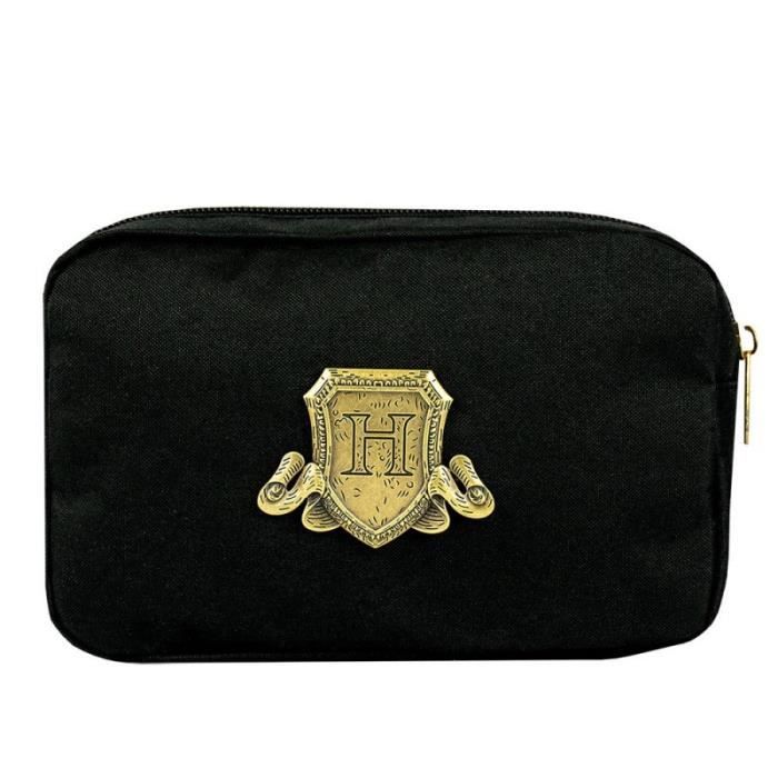 Federmäppchen - Harry Potter - Hogwarts - Mehrere Fächer - Schwarz und Gold - 19,5 x 13,5 x 5 cm