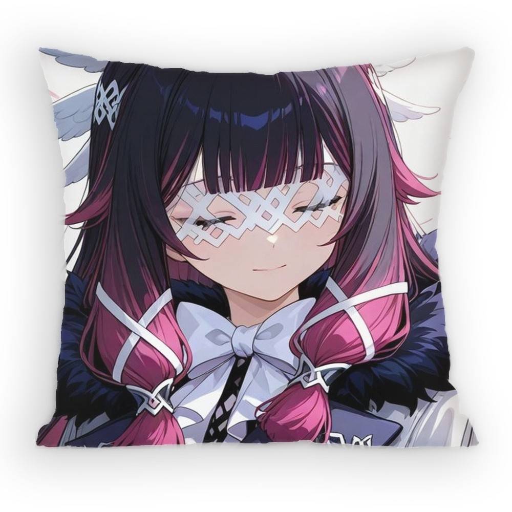 Elegant Melody Maiden Columbina Pillow Case Sofa Living Room Bedroom Headboard Backrest Cushion Square Cushion Nap Time