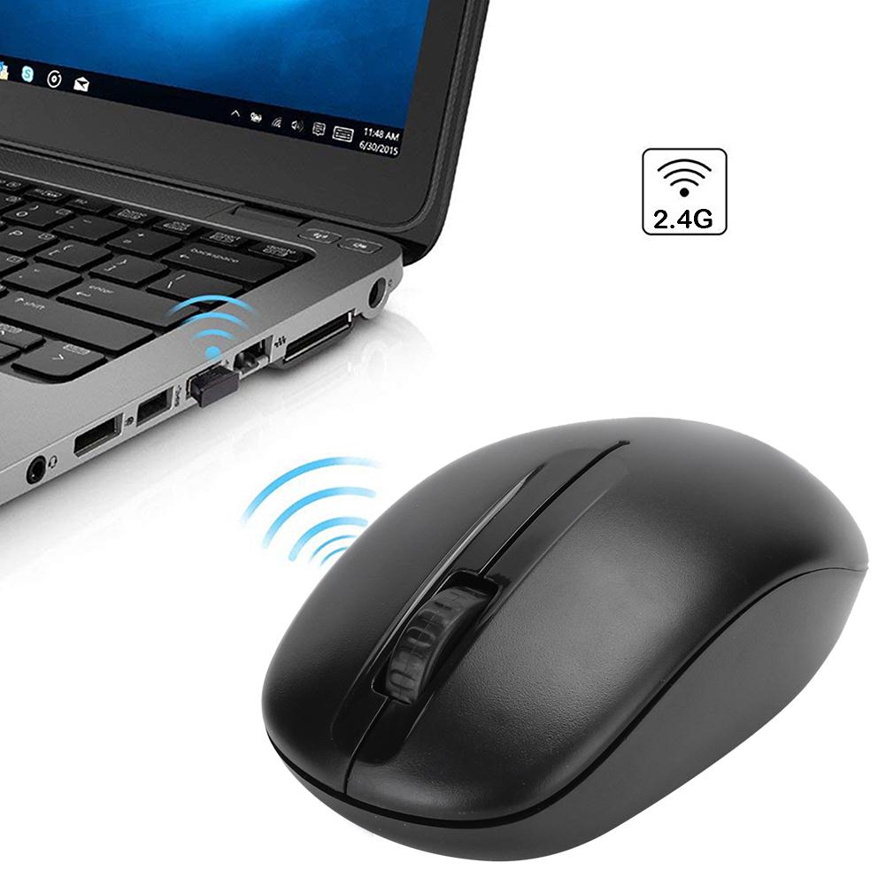 C900 Wireless Mouse 2.4G Notebook Desktop Universal Computer Wireless Mouse (Black)