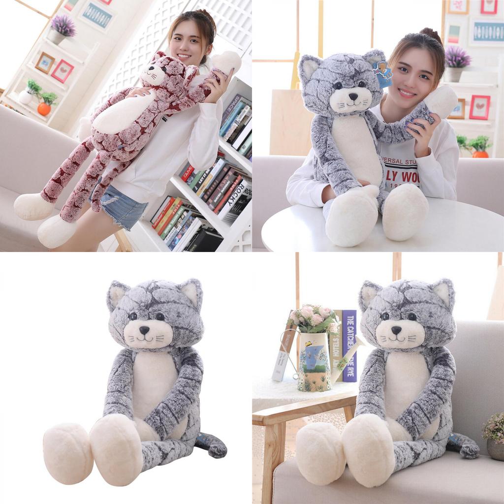 Luxuriously Soft Plush Cat Toy Large Doll Ideal For Children And Christmas Gifts