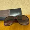 Used FENDI Wine Red Sunglasses with Case