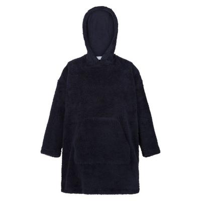 Childrens/Kids Cosy Plain Hooded Poncho