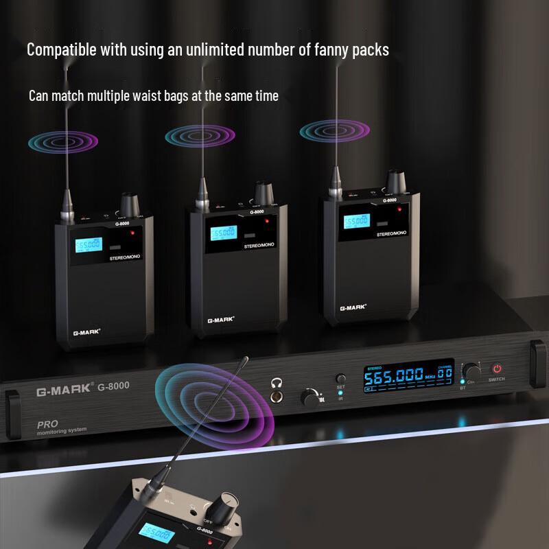 G-MARK G8000 Stereo Wireless In-Ear Monitor System