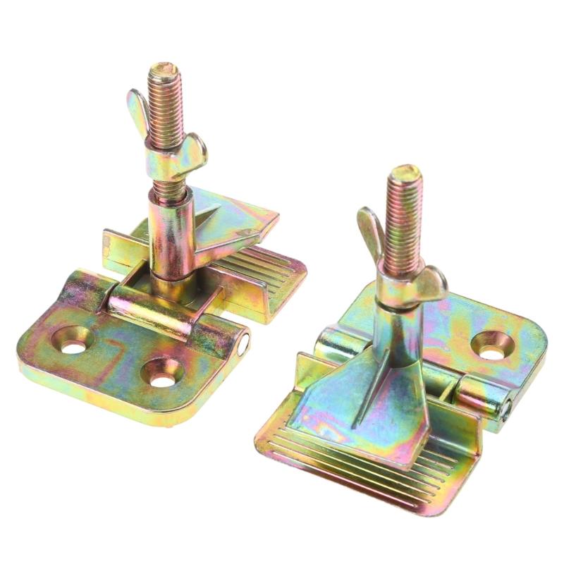 2 шт./лот Металлическая рама для трафаретной печати Зажим-петля Инструмент для хобби DIY Металлическая петля-зажим для крепления рамы экрана Серебристый 1