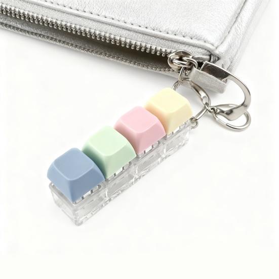 Klíčenka na klíče Fidget hračka Úleva od stresu Kompaktní lehký design Realistické zvuky klikání Klíčenka