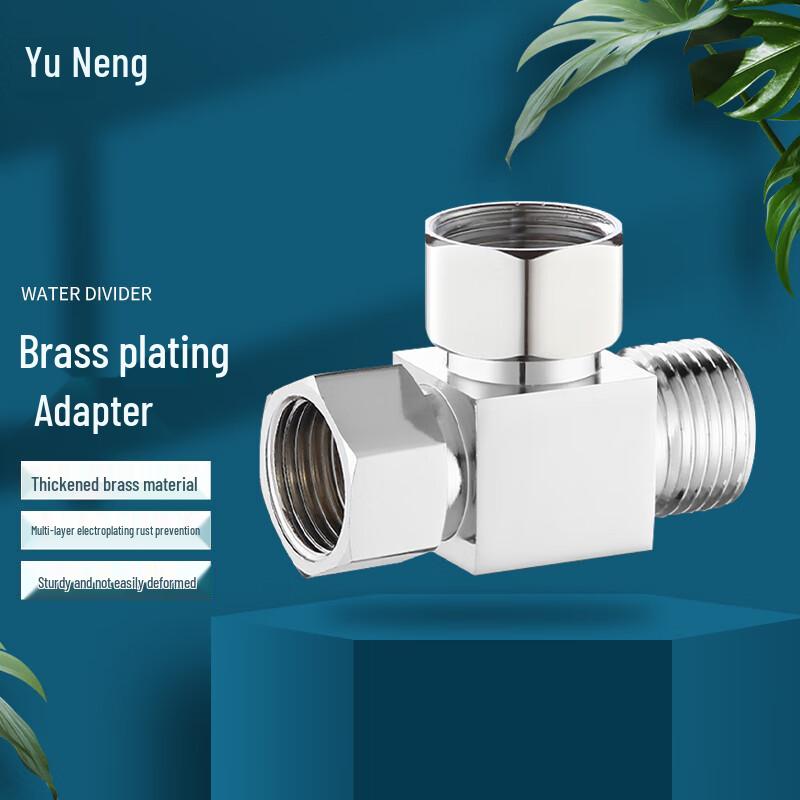YUNENG Brass 3-Way Faucet Splitter Diverter