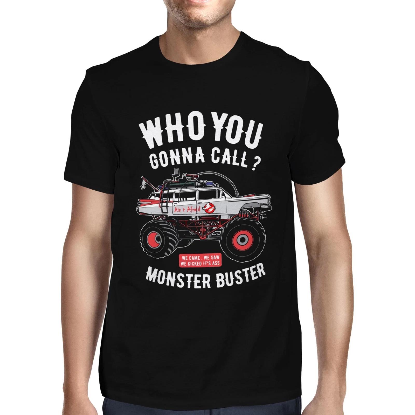 1Tee Mens Monster Buster, Monster Truck T-Shirt XXL