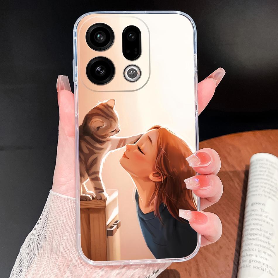 For Oppo Find X9 Pro Phone Case Unique Style Soft TPU Transparent Silicone Lightweight Cover For Oppo Find X 9 Protective Shell
