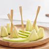 800Pcs Mini Two-prong Fork Dessert Pick Bamboos Raw Snack Fork Lightweight Fruit Fork Cake Dessert