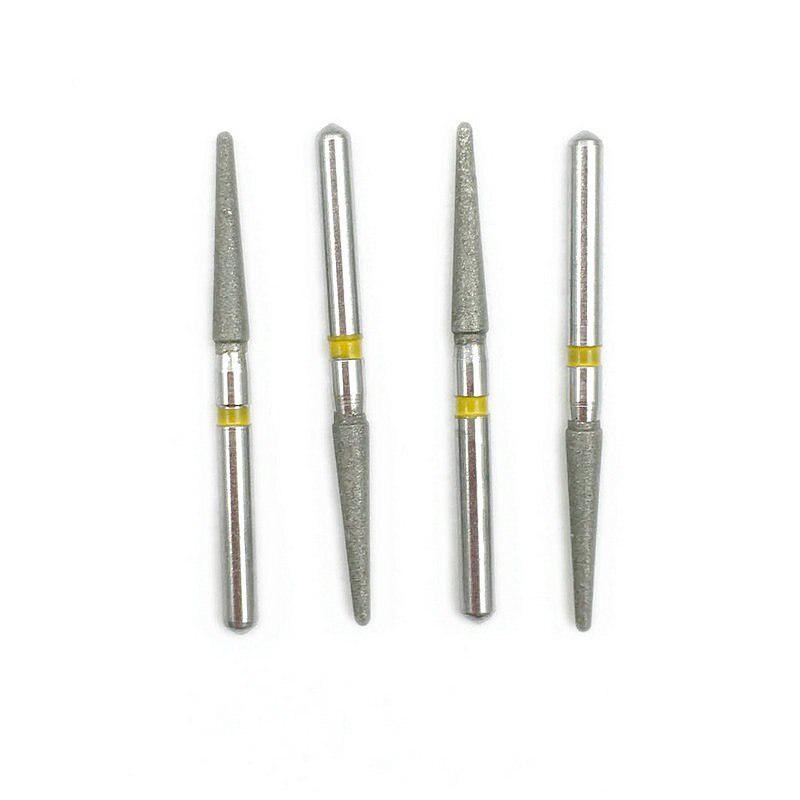 10Pcs Dental Diamond Burs Drill FG 1.6M for Teeth Porcelain Ceramics Composite Polishing High Speed Handpiece TR-13EF