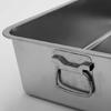 Oversized Stainless Steel Cats Bathroom Litter Tray With AntiScatter Trim And Ergonomic Grip Handle Indoor Cats Toilet