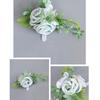 Trend Wrist Corsage with Artificial Rose for Create Beautiful Wedding Decors