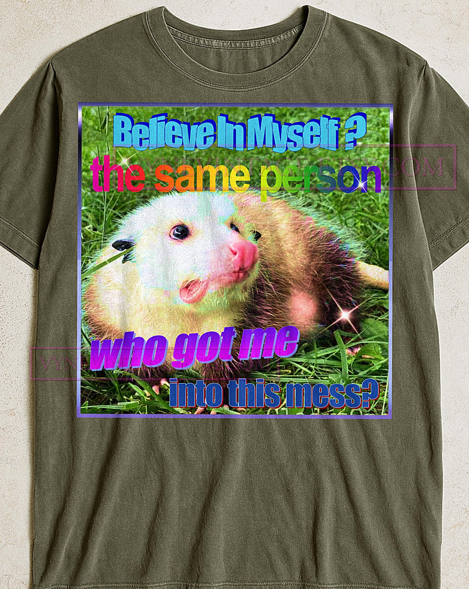 Believe In Myself Who Got Me Into This Mess Shirt, Funny Sarcastic Quote Tee, Humorous Relatable T-Shirt, Self-Deprecating Humor Gift 3XL
