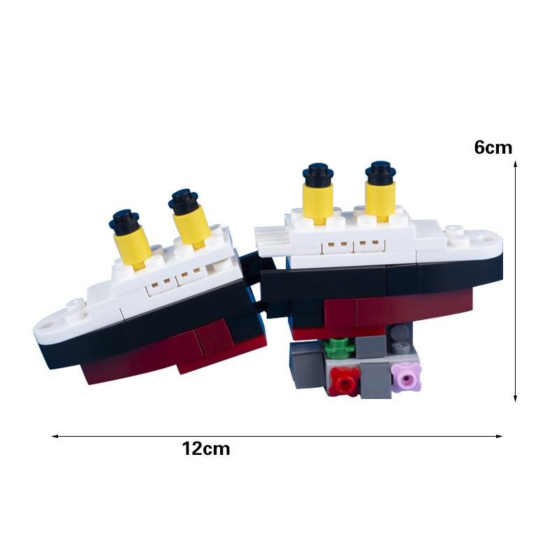 

City Movie Titanic Ship Boat Ideas Model Building Blocks Kids Sets Toys for Children Gifts Parts Kit Citys Titanics