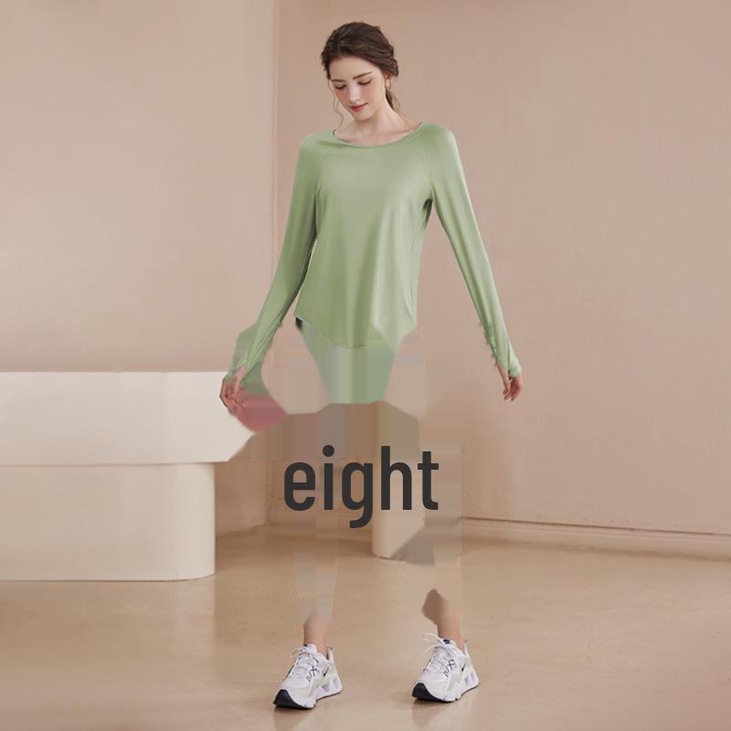 Women's Quick-Dry Mesh Yoga Tops - Long-Sleeve, Breathable Pilates Fitness Wear