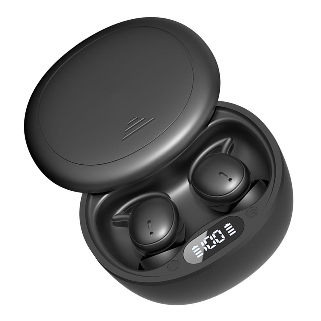Wireless Earbuds Digital Display Skin Friendly Portable Noise Blocking Earphones for Sleeping
