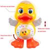 Electric Dancing Duck Toy Interactive Musical Animal with Flashing Lights Educational Gift for Kids