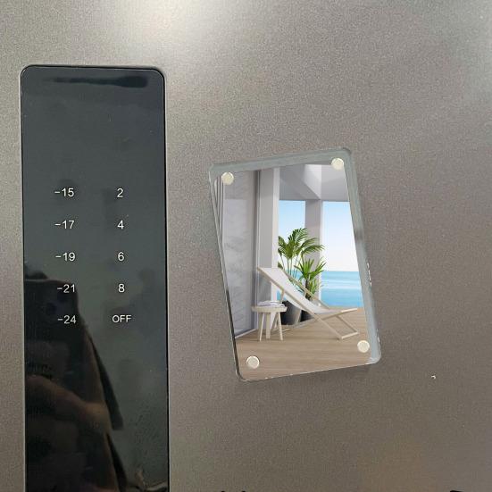 Držák na fotografie do auta Klip na sluneční clonu Akrylový Magnetický Personalizovaný Fotorámeček Stojan na vystavení fotografií do auta pro DIY fotostěnu Autopříslušenství