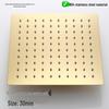 TLXT Square Gold Stainless Steel Shower Head